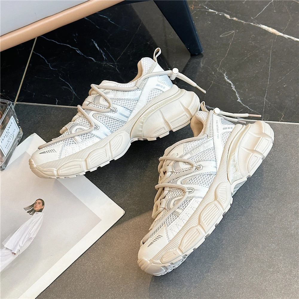 New Sneakers For Women High Platforms Casual Shoes Woman Fashion Chunky Sneakers Ladies Casual Shoes Female