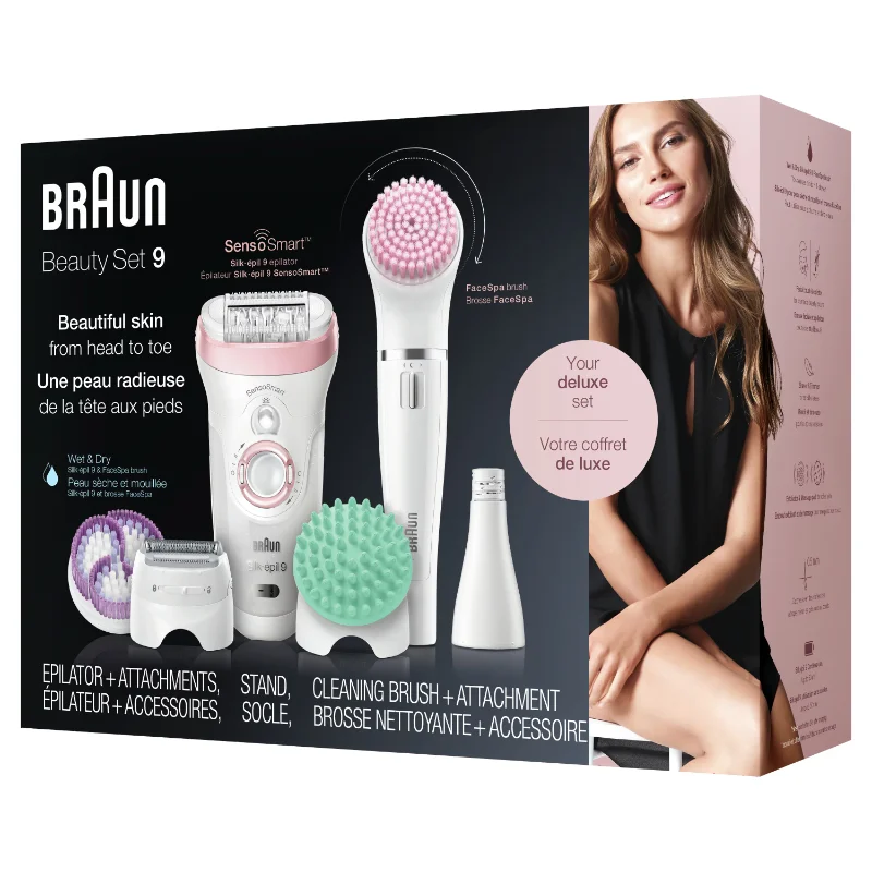 Braun Silk-Épil Beauty Set 9 9-985 Deluxe 7-in-1 Cordless W