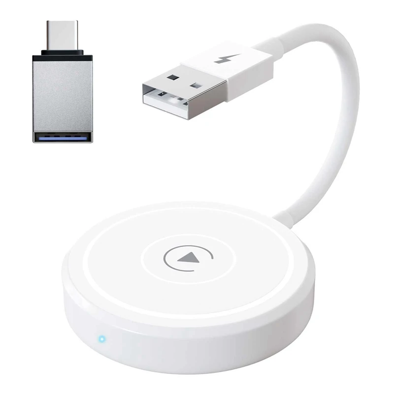 

Wireless Carplay Adapter, Plug & Play Easy Use Carplay Dongle Wired Carplay To Wireless Adapter Spare Parts Accessories