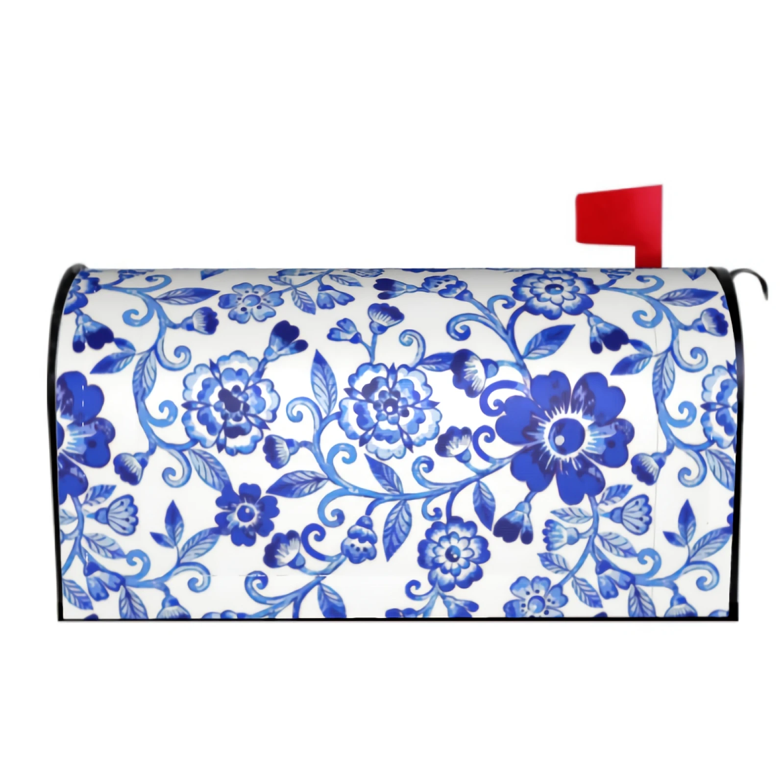 

Vintage Floral Farmhouse Decorative Mailboxes Wraps Post Letter Box Cover Standard Size 18x21 In