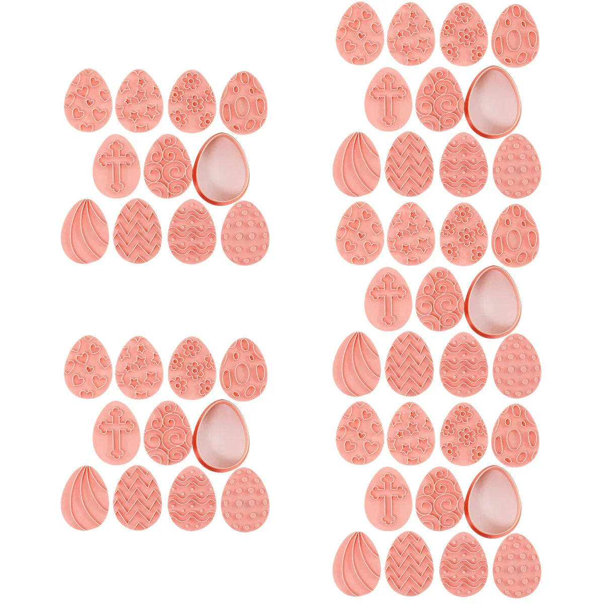 

50 pcs Multifunctional Practical Cookie Mold Reusable Biscuit Mold Cookie Cookie Mold Molds