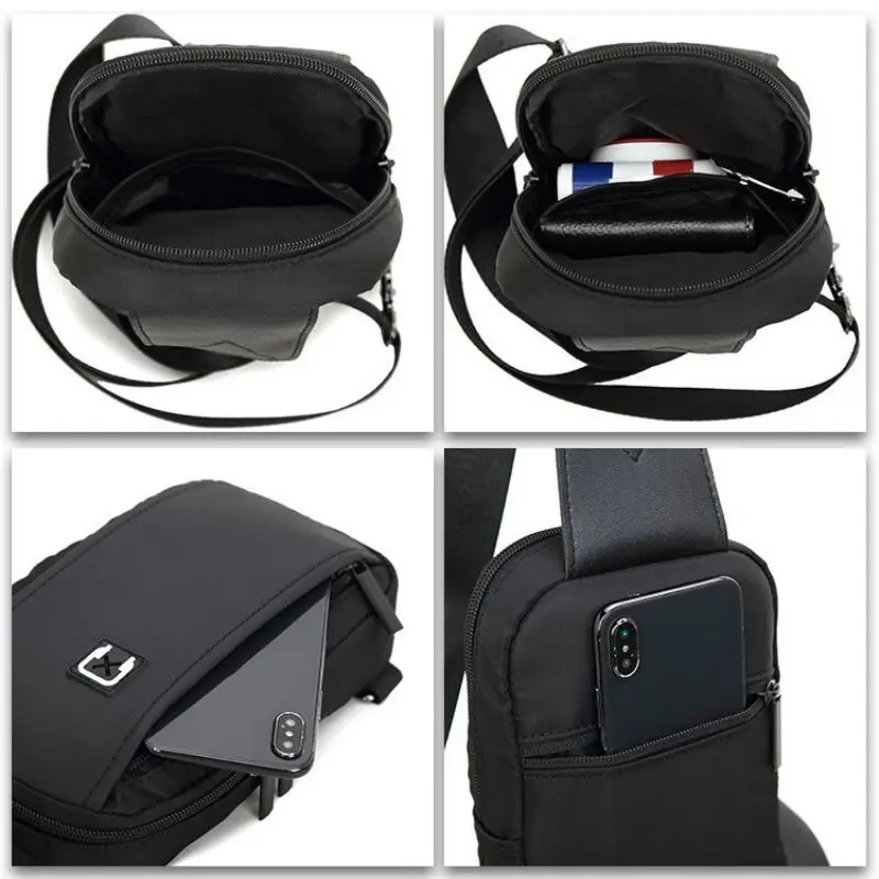 Mini Chest Bag Men's Fashion Crossbody Bag Men's Sports Running Cycling Shoulder Bag Casual Travel Shoulder Bag Male Phone Bags