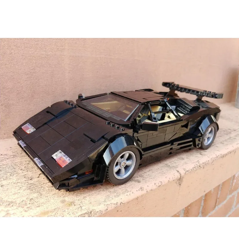 MOC-59239 Black LP5000 Новый супергоночный спортивный автомобиль строительный блок модель