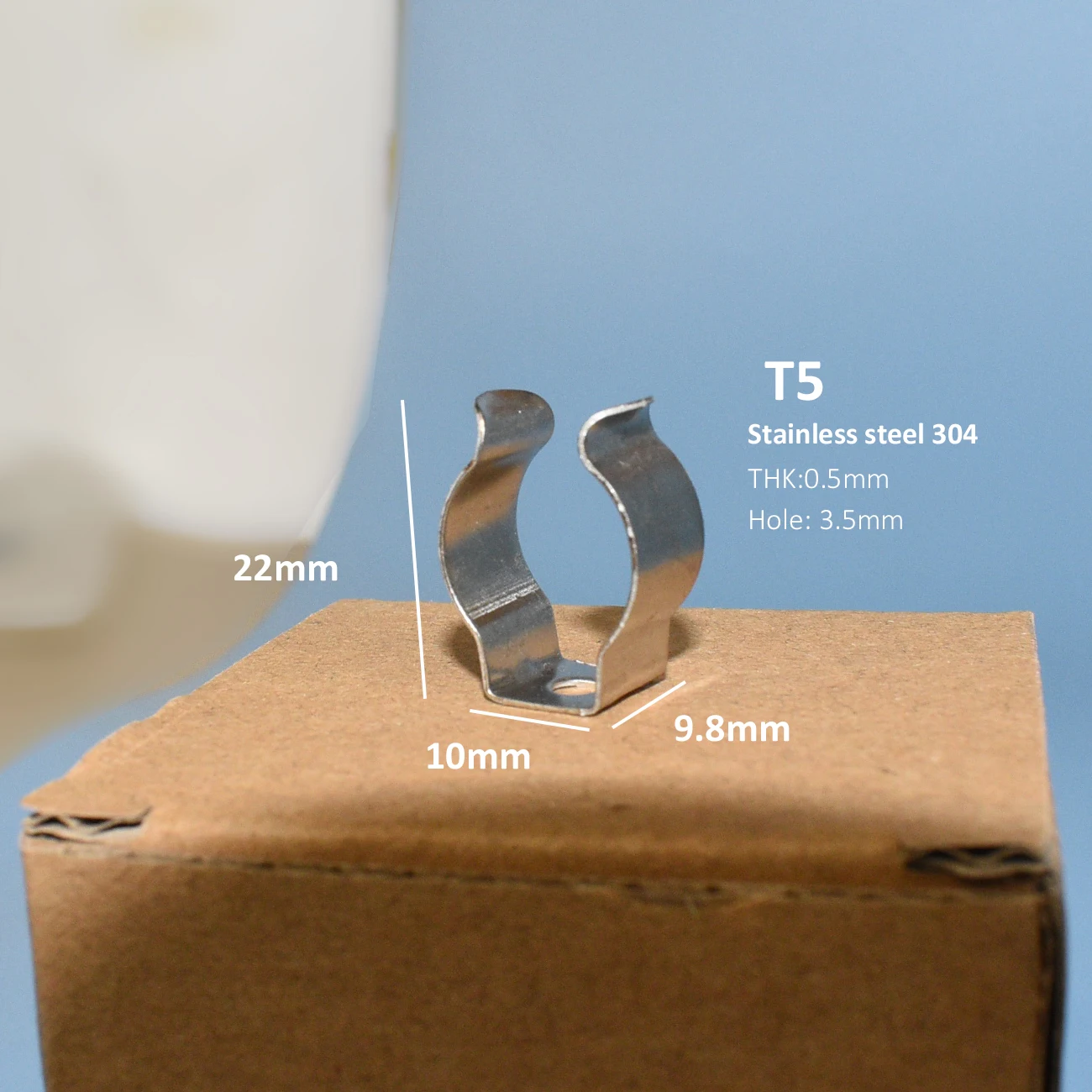 

Держатель для люминесцентных ламп из нержавеющей стали