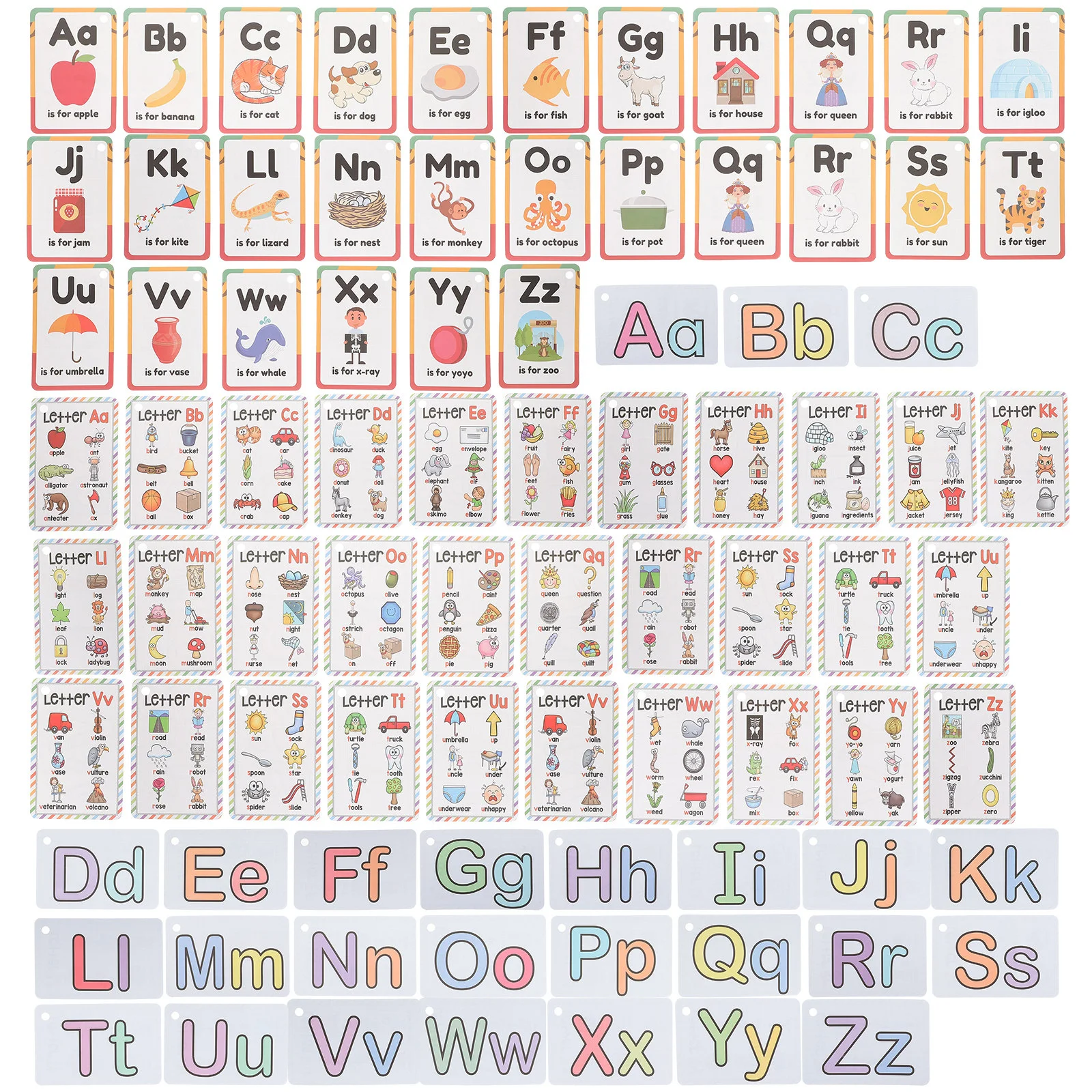 2-наборы карточек слов фонетических игр для детей обучающих флеш-карт детский сад