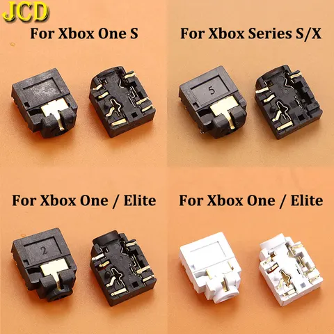JCD 1 шт., 3,5 мм, разъем для гарнитуры, разъем для наушников, гнездо для наушников, разъем для наушников для контроллера Xbox One Slim Elite Series S X