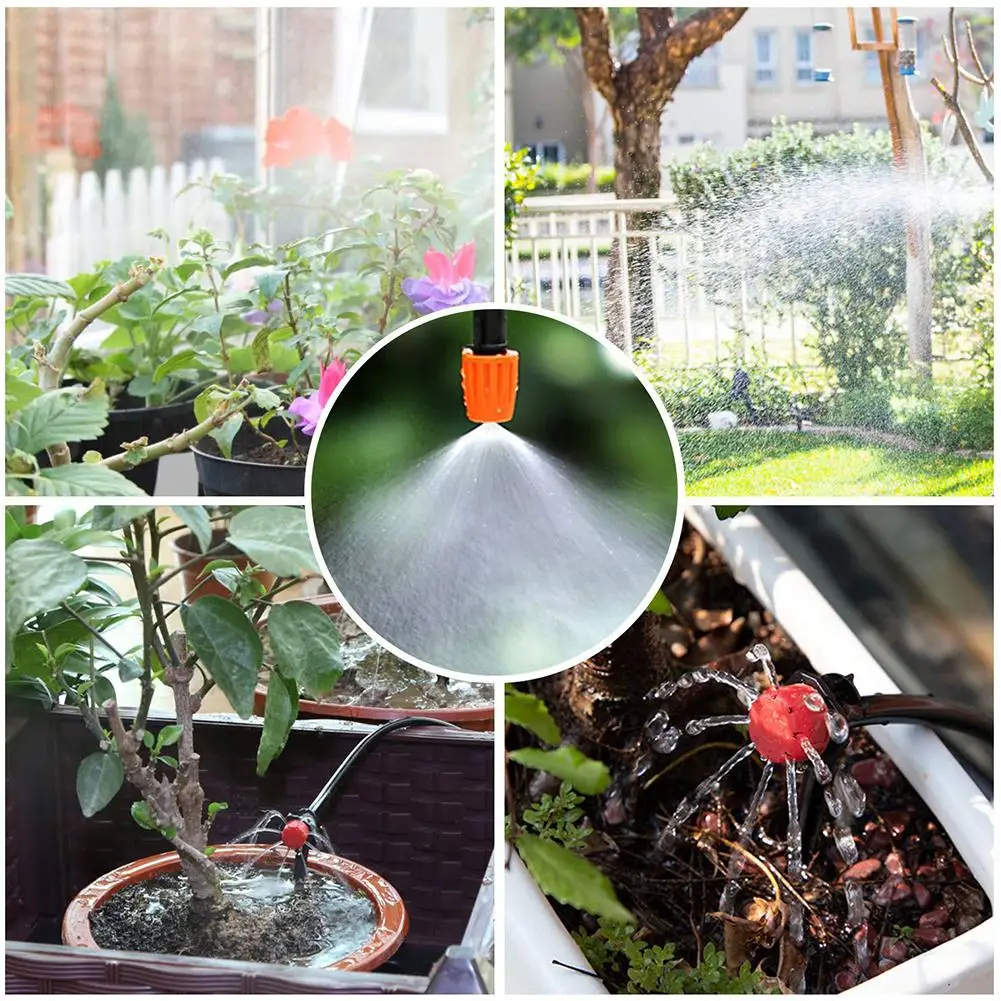 

Автоматическая машина для полива цветов «сделай сам» с регулируемой капельницей на 30 м, комплект для капельного орошения, Прямая поставка