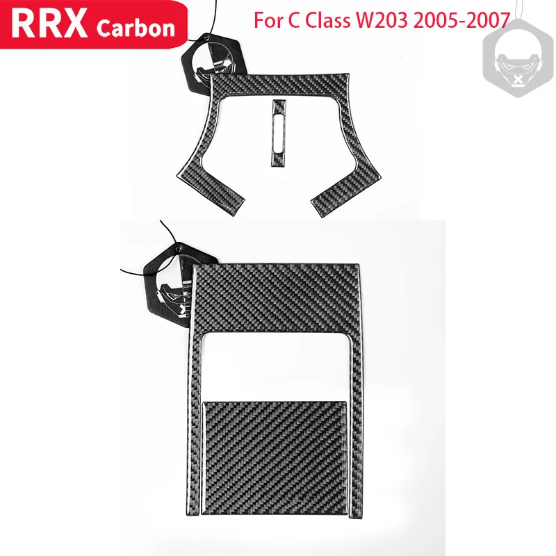 

Интерьерные наклейки RRX для Mercedes-Benz W203 C-Class 2005-2007, из углеродного волокна