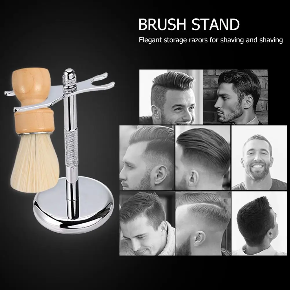 

Fashion Alloy Shaving Tool Stand Men Shaver Beard Brushes Holder Health Care