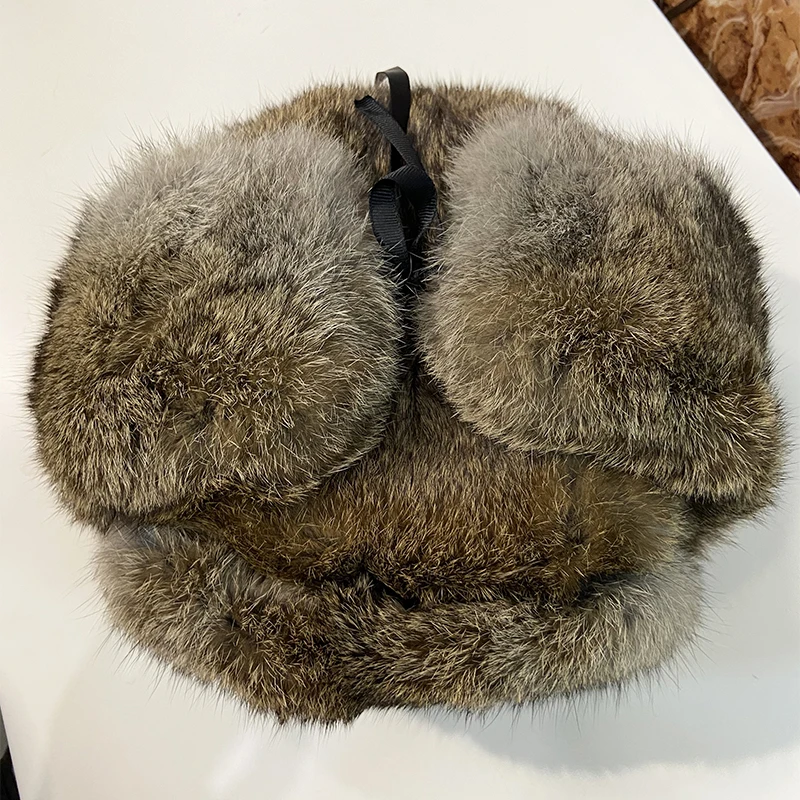 Горячая Распродажа Мужская Уличная теплая Защитная шапка для ушей Черная зимняя