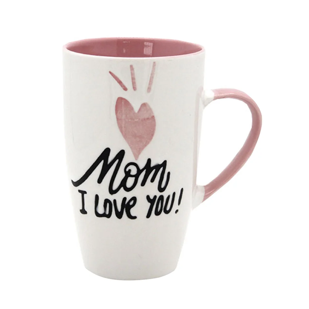 

Mother's Day Mug Cup Unique Ceramic Cup Water Beverage Porcelain Cup for Home