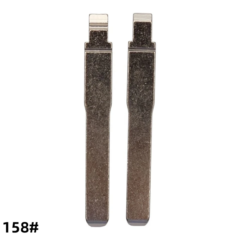 

XIEAILI OEM 50Pcs 158# Metal Uncut Flip Remote Key Blade For Ford Focus