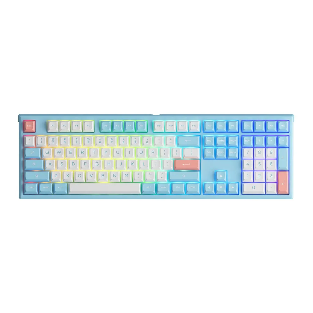 

Akko MONSGEEK Doll of the Princess MG108 Full-Size Mechanical Gaming Keyboard Wired 108-key ASA Profile PBT Double-Shot Keycaps