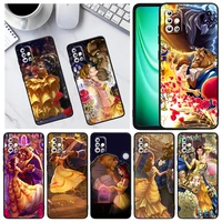 art beauty and the beast for samsung a73 a72 a71 a53 a52 a51 a42 a33 a32 a23 a22 a21s a13 a12 a03 a02 s a31 black phone case