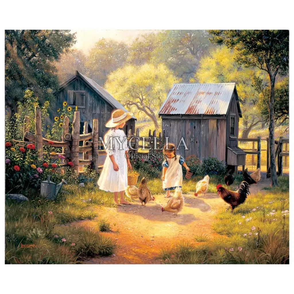 

Алмазная 5D Вышивка «Сделай своими руками» на ферме