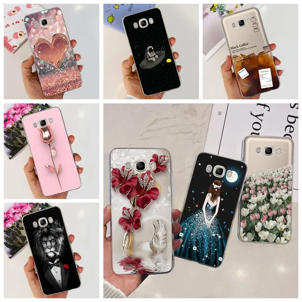 Чехол для Samsung Galaxy J7 2016 SM-J710FN милый чехол с рисунком мягкий силиконовый из ТПУ