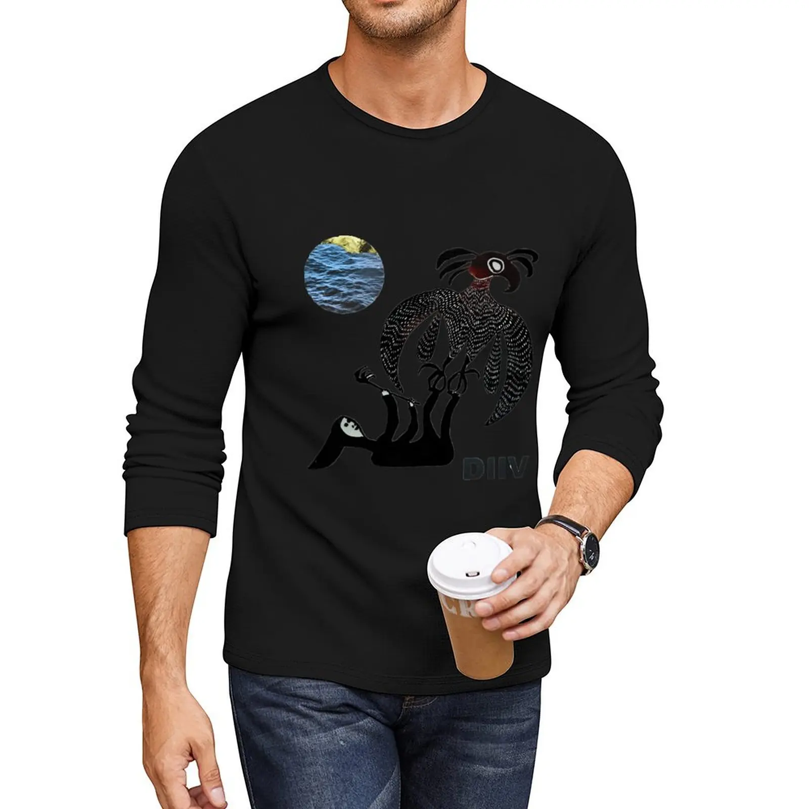 DIIV t tt длинная футболка большого размера забавная рубашки для мальчиков