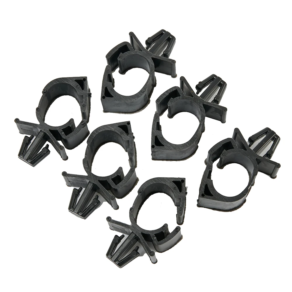 

10pcs New Black Car Harness Wiring Fasteners Plastic Accessories Fixed Clips Automatic Route Clamp Cable Corrugated Tube Sheath