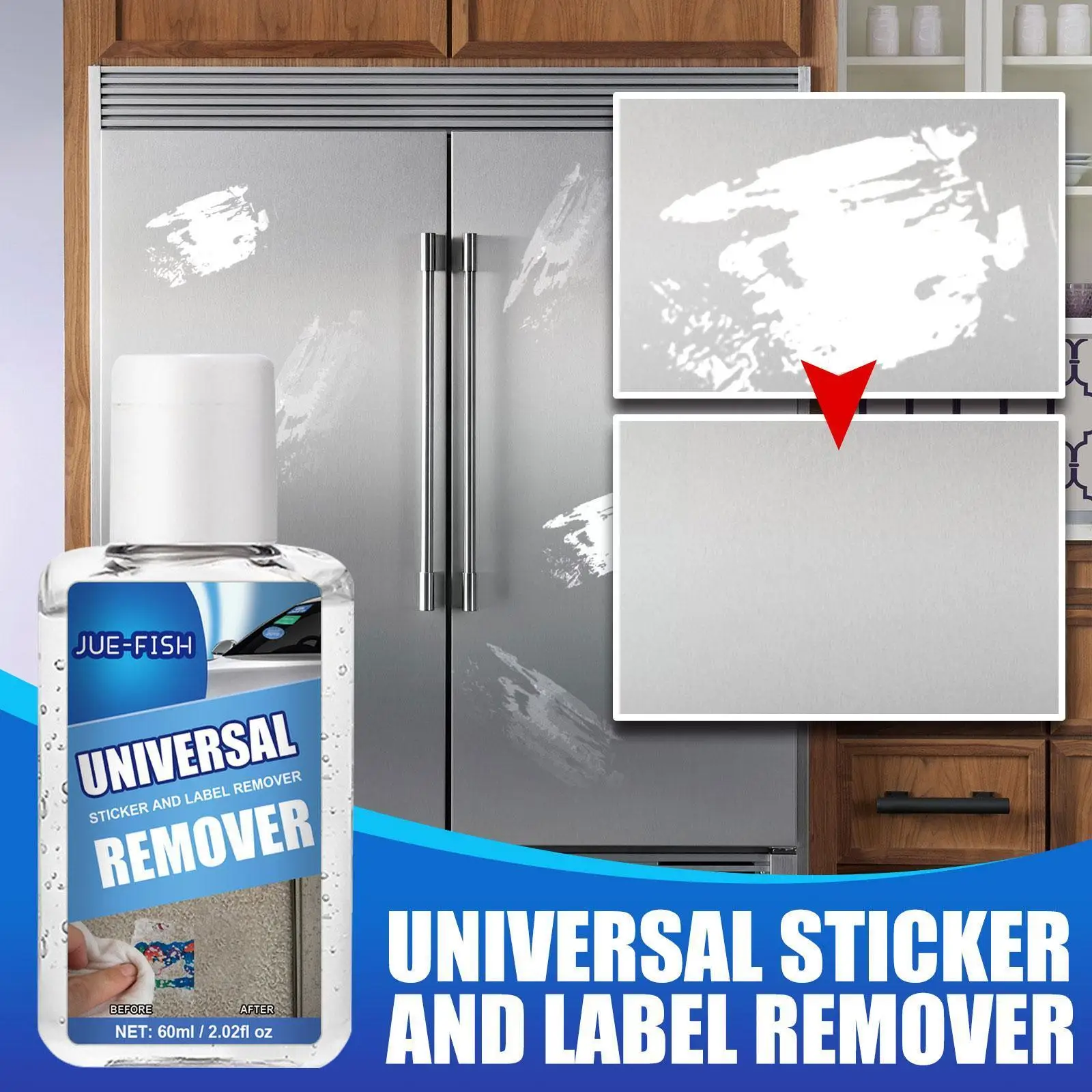 

1pc Double Sided Adhesive Remover Universal Cleaning Agent Adhesive Household Stain Glue Tools Removal E7G3
