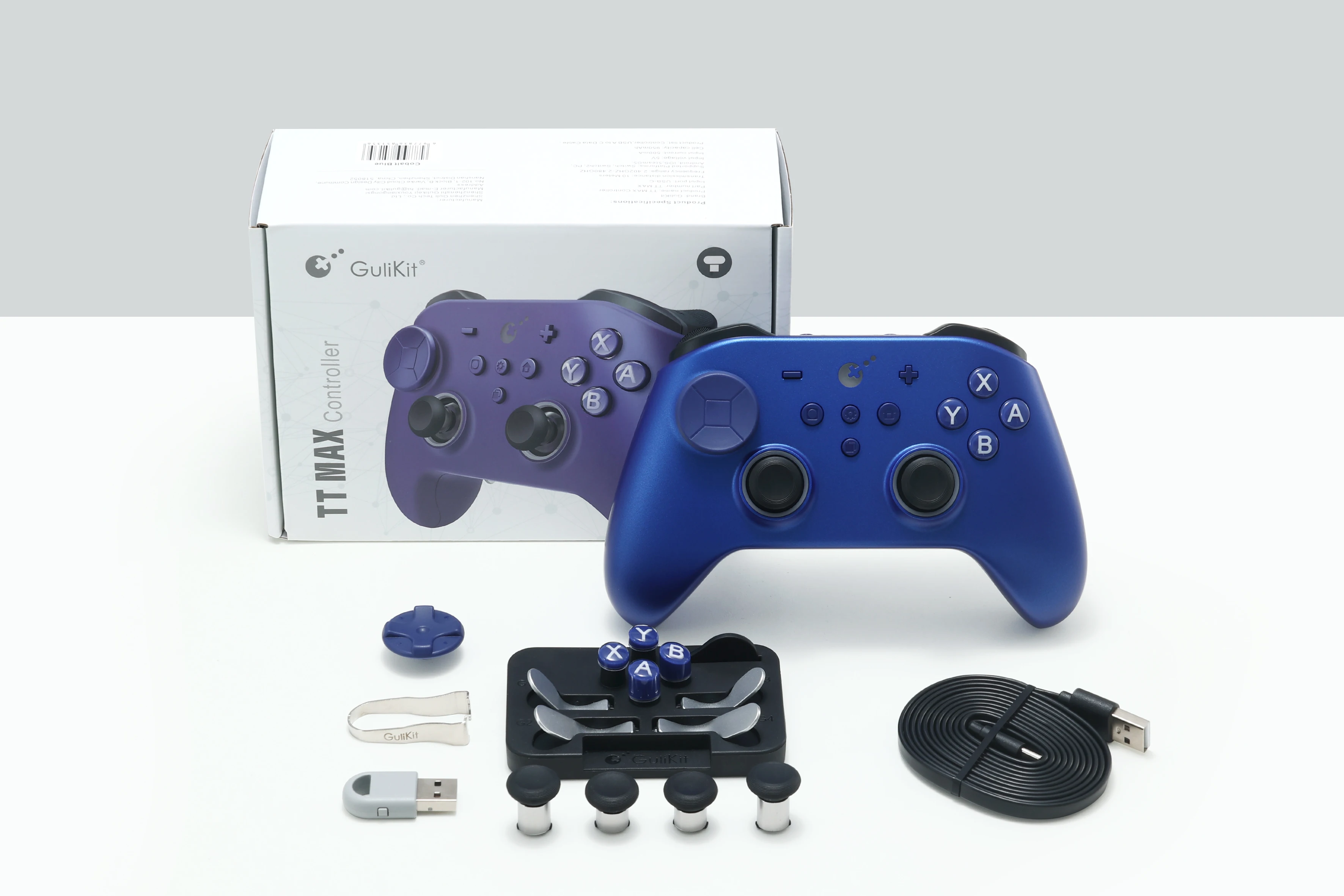 Беспроводной игровой контроллер GuliKit TT MAX для Switch 12, ПК, Android, iOS с регулируемой натяжкой, джойстики TMR, защита от дрифта, геймпад (art.: 3920da3df8cd0) - 3920da3df8cd0
