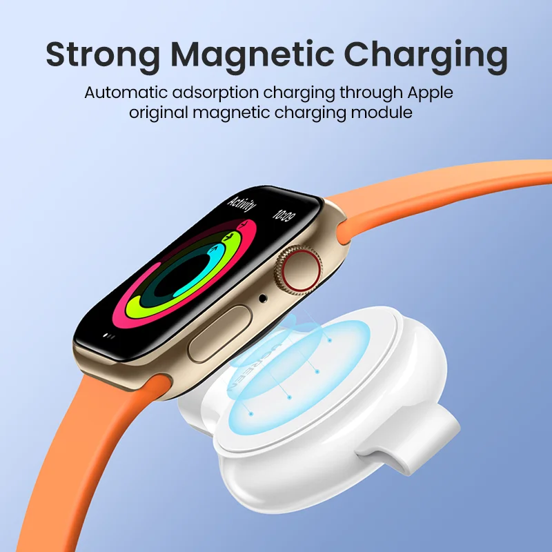 UGREEN USB C Portable Wireless Charger MFi for Apple Watch Wireless Chargers Magnetic Fast Charger for Apple Watch Series USB C 2