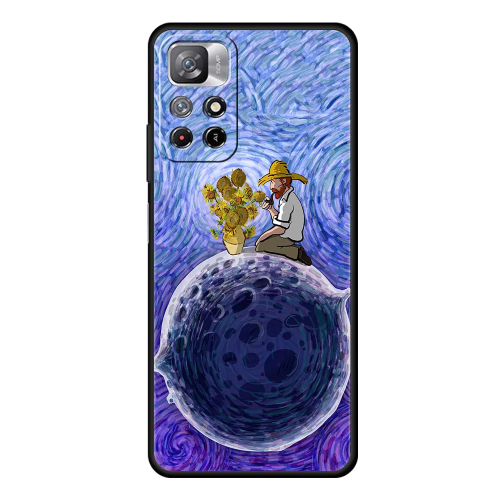 Чехол для Xiaomi redmi note 10 11 pro чехол Redmi 9 9a 9c 8 11ProPlus 7 11t 9t 8t 9s Funda Retro Fan Gogh Art |