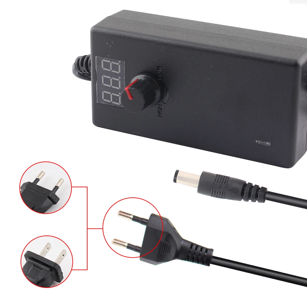 

3 6 9 12 24 V Power Adapter 1A 2A 3V 9V 12V 24V AC Adjustable Power Adapter 5V Supply Display Screen 220V To 12V Led Light