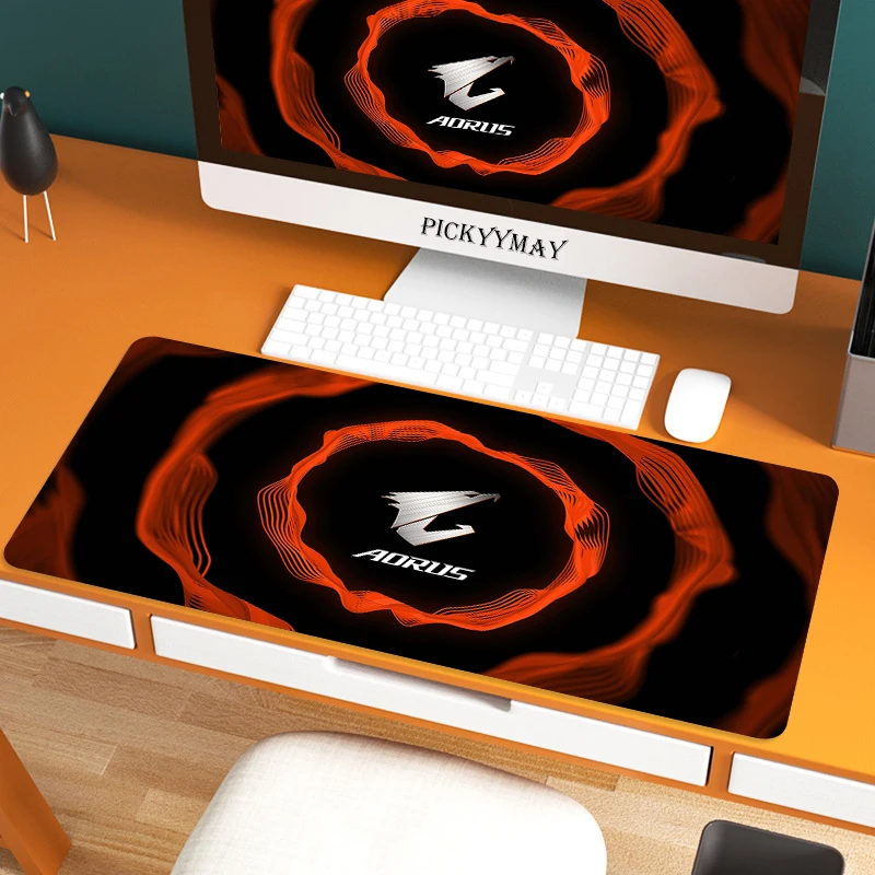 

Aorus Extra Large Mouse Pad 100x50cm Big Computer Gaming Mousepad Anti-Slip Natural Rubber With Locking Edge Gaming Mouse Mat