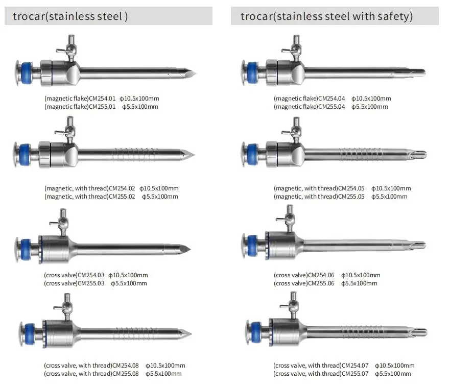 Прямая продажа с фабрики оптовая многоразовый титановый сплав Лапароскопия