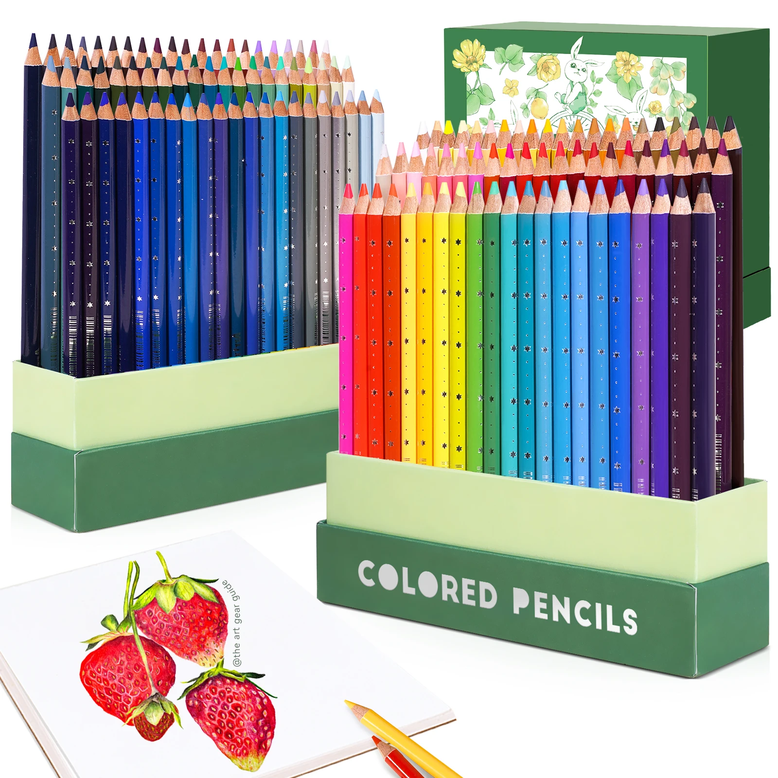 S Set Premium Soft Core Colored Leads For Adult Coloring Books, Sketch Shading Coloring