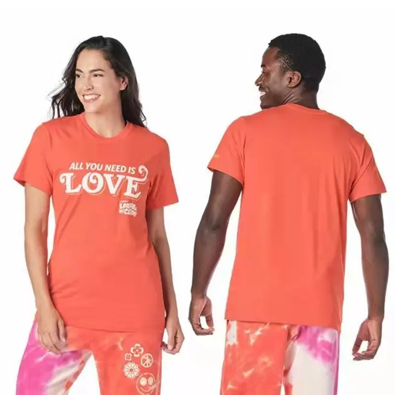 

Одежда Zumba, новинка, дешевая Женская одежда для йоги, одежда для аэробики и бега, одежда для фитнеса, одежда zumba с коротким рукавом, футболка, мужские спортивные топы T056