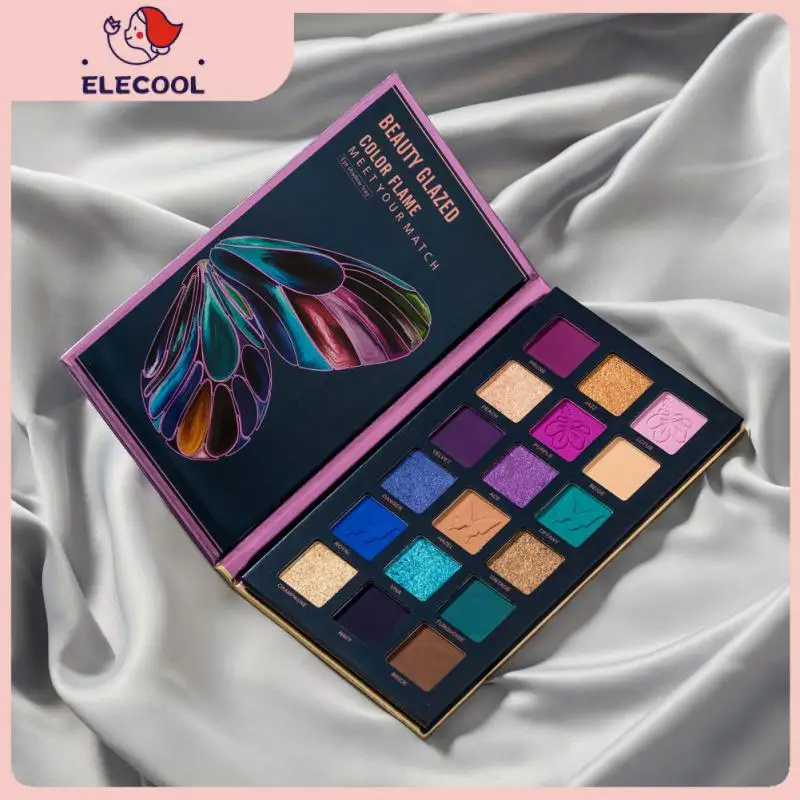 

18 Colors Butterfly Eyeshadow Palette Pearly Matte Glitter Eye Shadow Lasting Waterproof Shimmer Eye Pigments Makeup Cosmetics