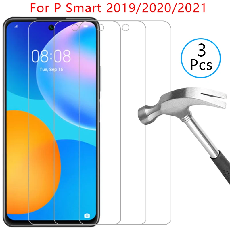 

tempered glass for huawei p smart 2021 2020 2019 case cover on psmart smar phone coque bag huawey huwei hawei huawe huawi huawai