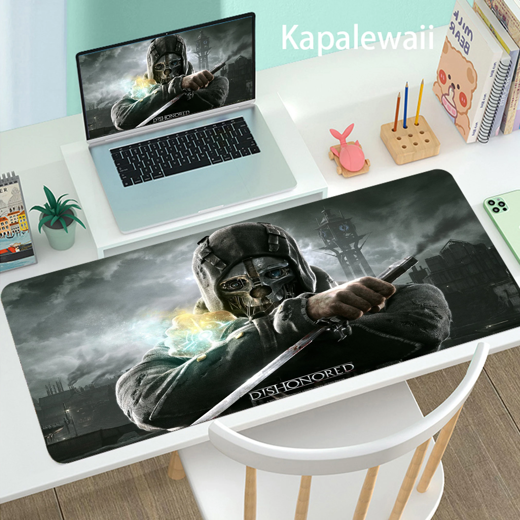 

Dishonored Gamer Gaming Mouse Pad Xxl Large Gamer Anime Game Computer Desk Protector Pad Mouse Keyboard Mice PC Play Mat