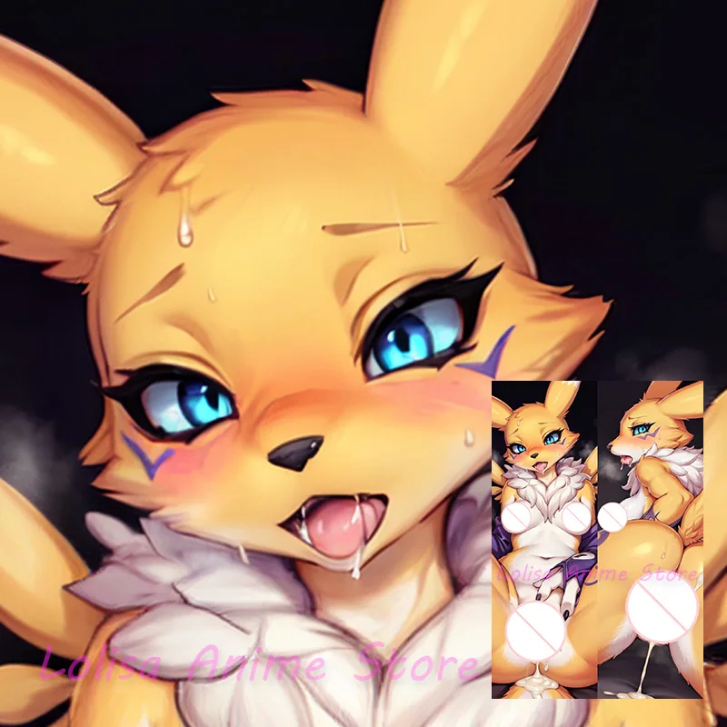 Dakimakura Renamon двухсторонняя наволочка для тела полиэстер/хлопок
