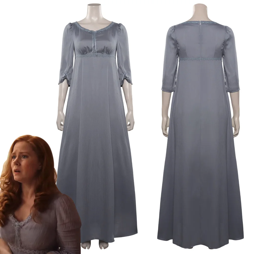

Disenchanted Giselle Cosplay Costume Dress Outfits Halloween Carnival Suit For Adult Ladies Girls