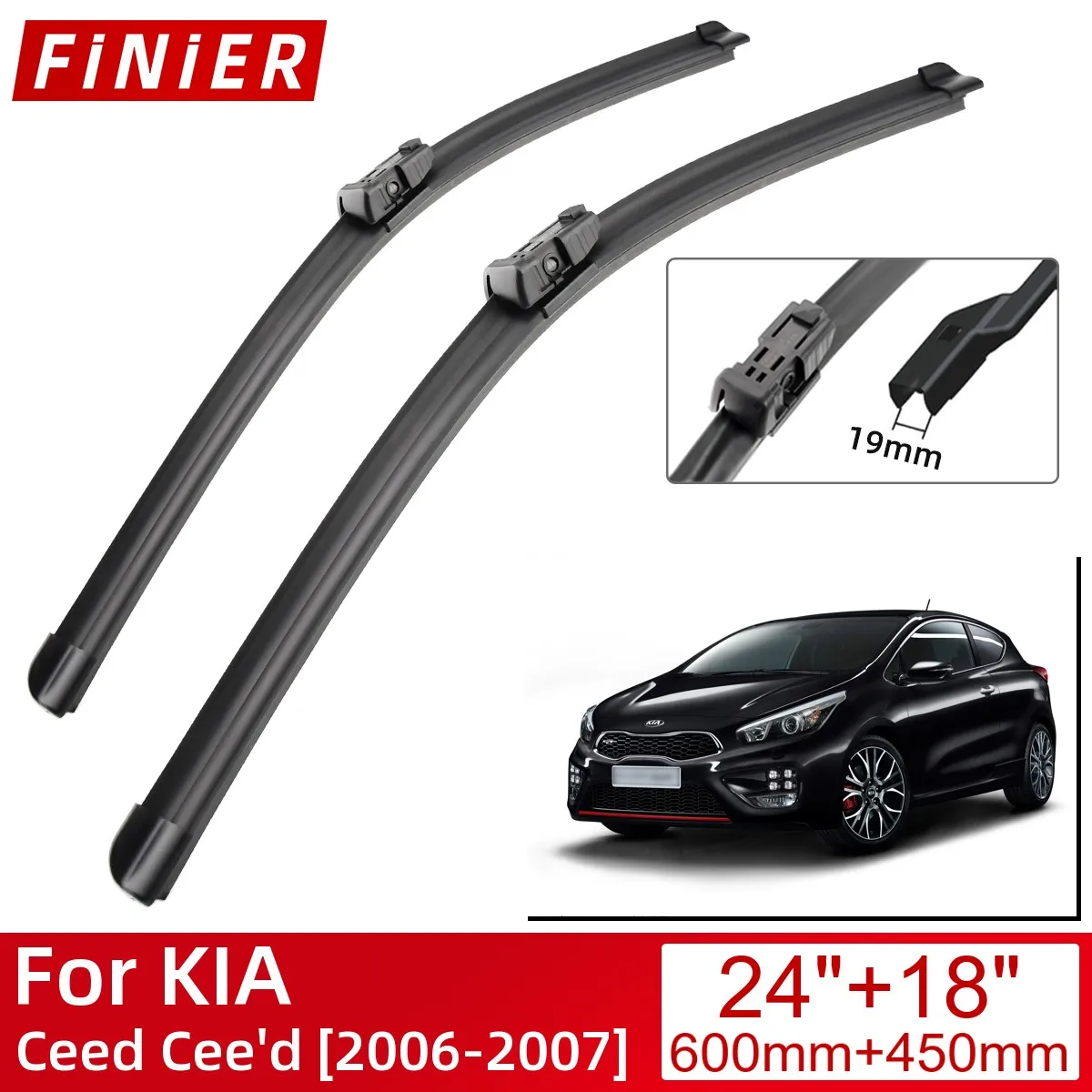 

Щетки стеклоочистителя для KIA Ceed Cee 'd 2006-2007, 2007