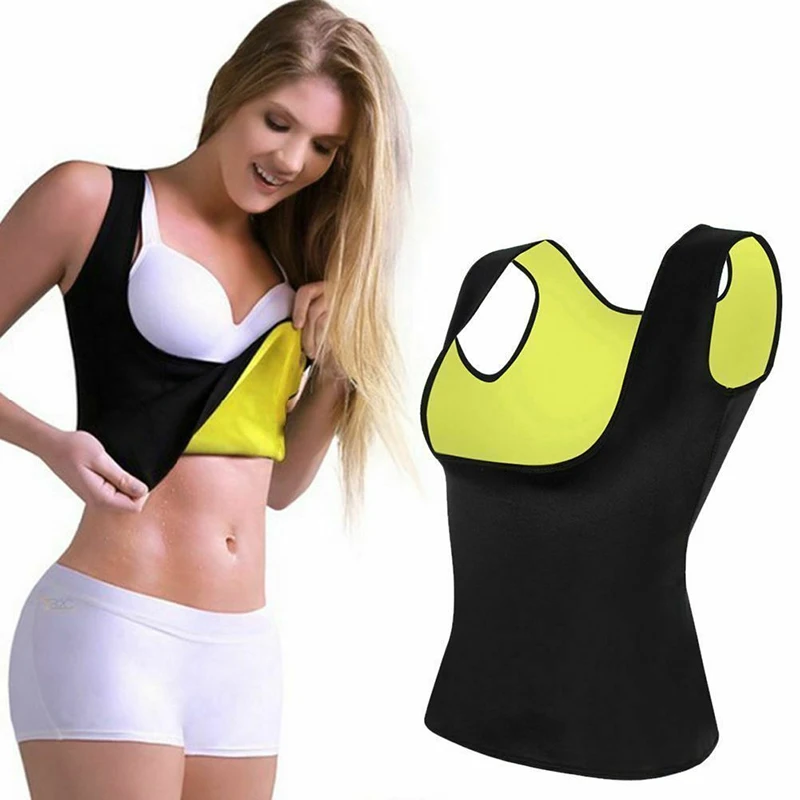 

Woman Body Shaper Slimming Neoprene Vest Waist Trainer Corset Sweat Sauna Tank Top Belly Abdomen Weight Loss Shapewear