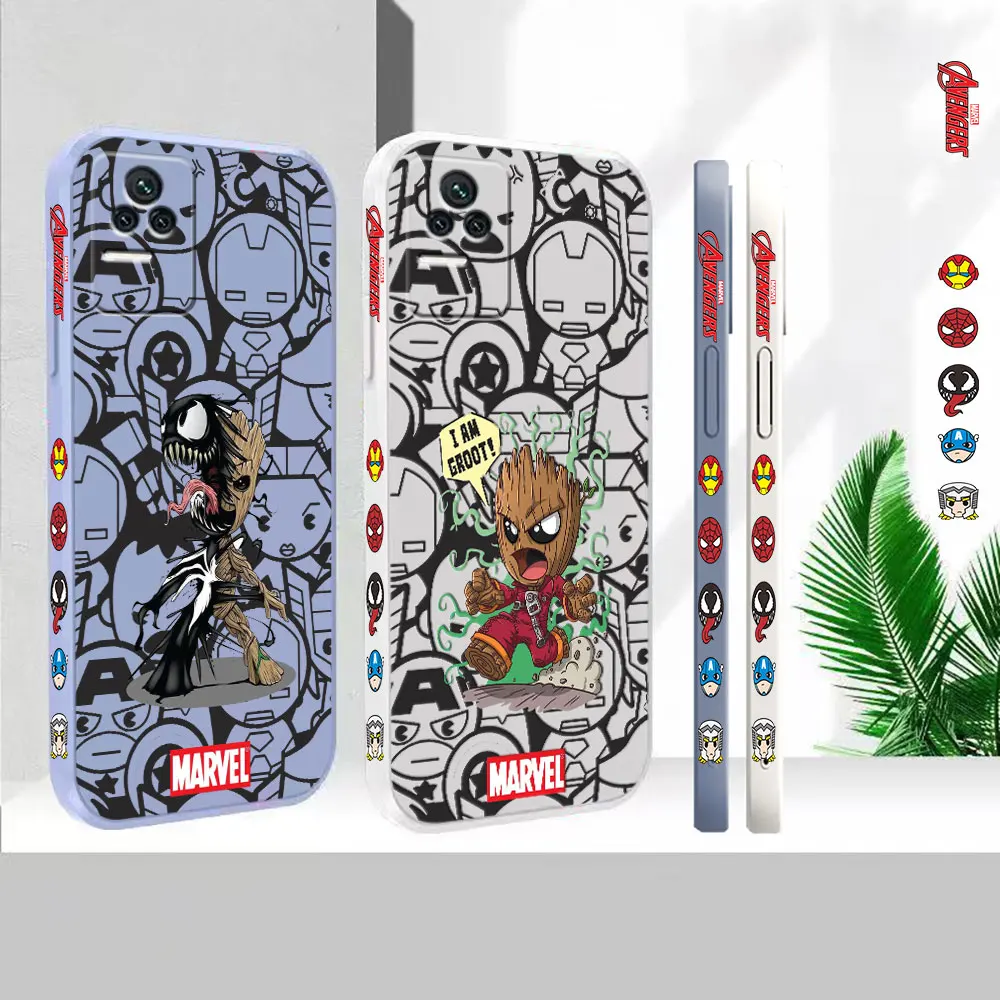 

Comics Cute Baby Groot Cartoon Case For Redmi K60E K60 K50 K40S K40 K30 K20 12C 10C 9A 9 8A 8 10X 10A 10 9AT 9C Pro Uitra Cover