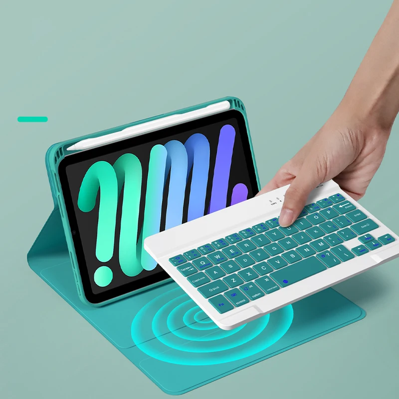 Чехол для клавиатуры Apple iPad mini 6 умный мини-чехол со слотом карандашей и магнитной