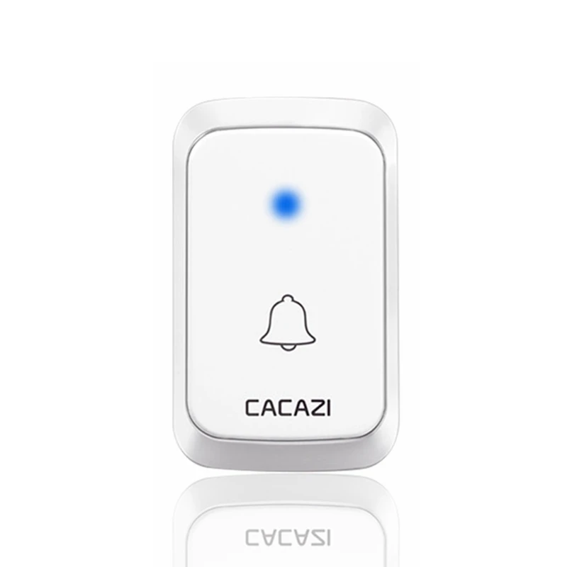 

CACAZ Умный дом Водонепроницаемый беспроводной дверной звонок для улицы 4 уровня громкости 80 дБ 60 звонков Домашний звонок Американ ЕС Великобритания AU Plug