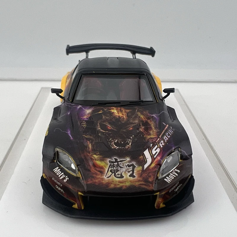 Фото Onemodel 1:64 S2000 J’S Racing Supercar, легкосплавный автомобиль, литье под давлением и игрушечный транспорт, модель автомобиля, миниатюрная масштабная модель автомобиля для детей №5