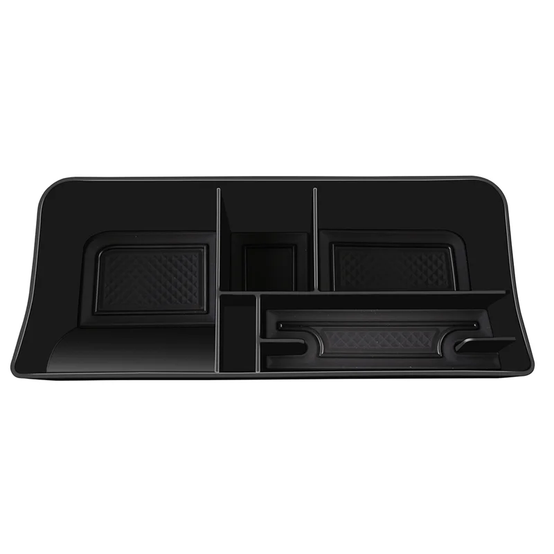 

For Toyota BZ4X 2022+ Center Console Front Storage Tray Interior Tidying Accessories Organizer Black