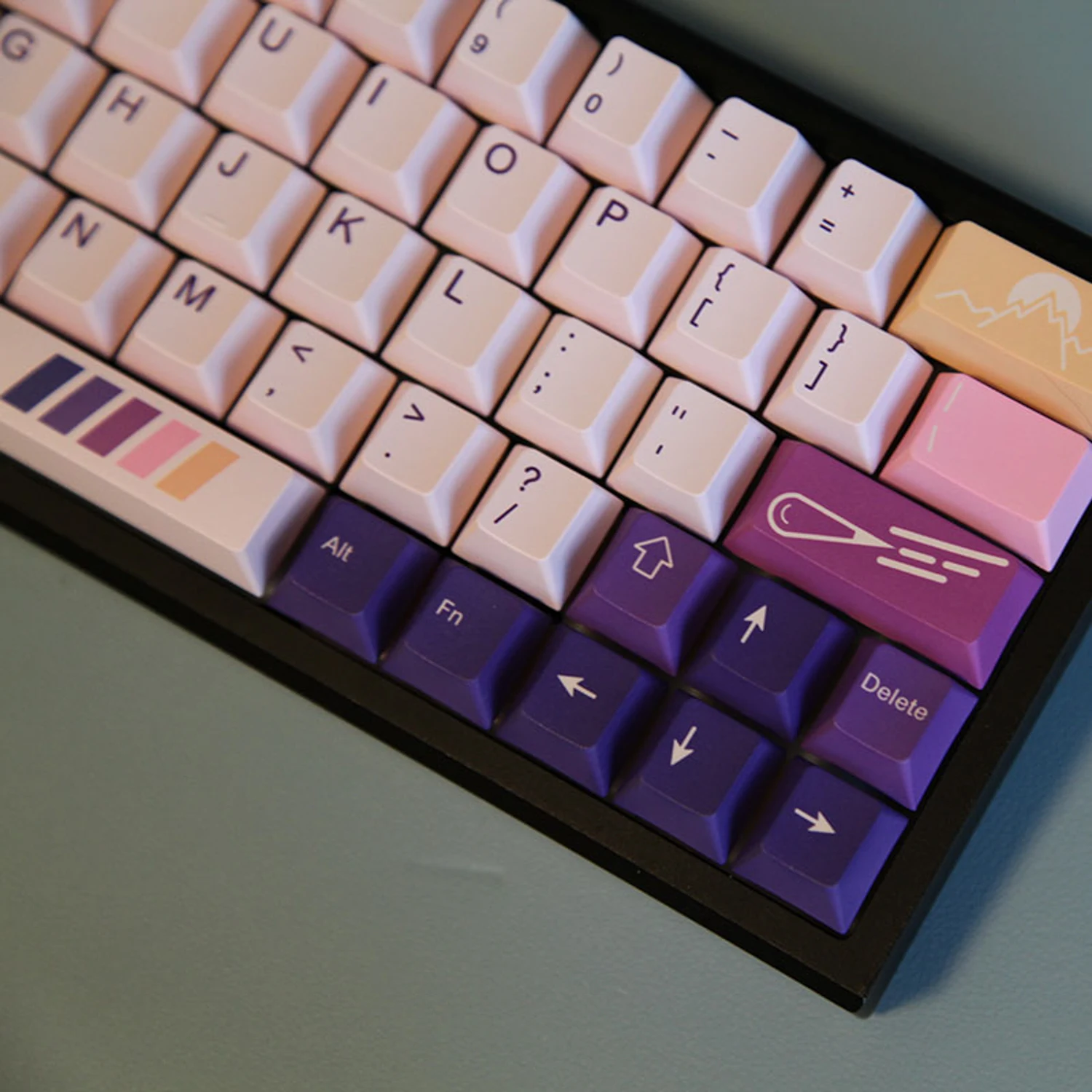 Колпачки для клавиш GMKY Alpine колпачки Cherry PBT с красителем Profile механической игровой