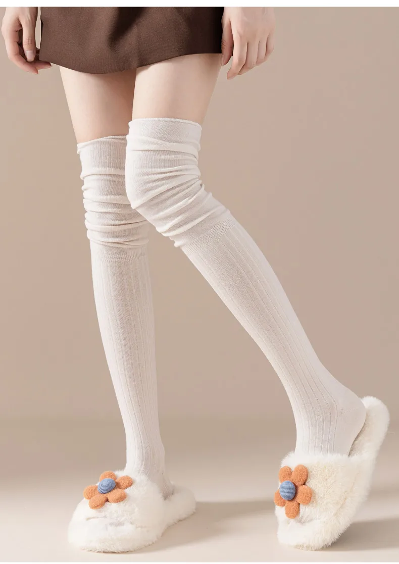 

2 Pairs Women Sexy Warm Thigh High Stockings Over Knee Socks Velvet Calze Stretch Stocking Temptation Medias Overknee Long Socks