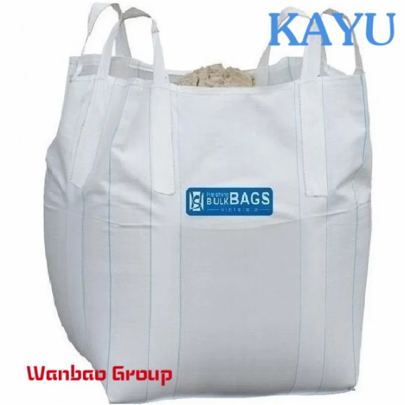 HESHENG China Supplier Super Sack 1 Ton 2 Ton 1000 Kg Jumbo FIBC Bulk Big Bags For Cement.