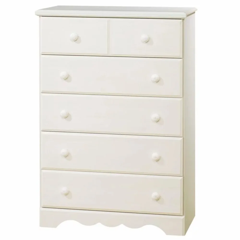 

Summer Breeze 5-Drawer Kids' Chest, White Wash