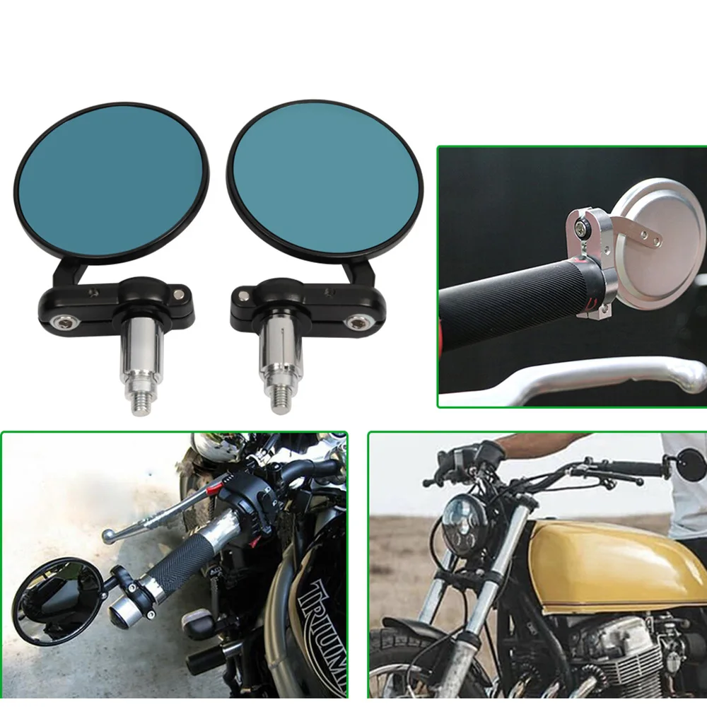 

Universal 7/8'' 22MM Motorcycle Handle Grips Bar End Mirrors for BMW F800R R NINE T F700GS F650GS F800GS R1200GS R1200R S1000XR