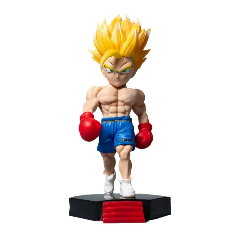 Dragon Ball Аниме Фигурка Мышцы Фитнес Набор Бокс Сон Гохан Gk ПВХ Украшения Модель
