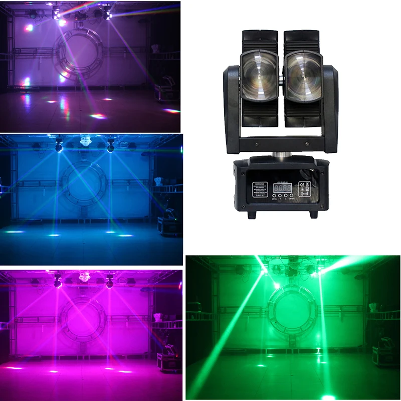 

LED Hot Wheels 8 Eyes Promise Moving Head Beam Light Bar KTV home Small Moving Head laser light family entertainment Christmas